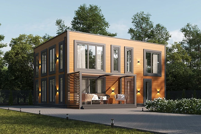 Быстровозводимые дома LIGHT